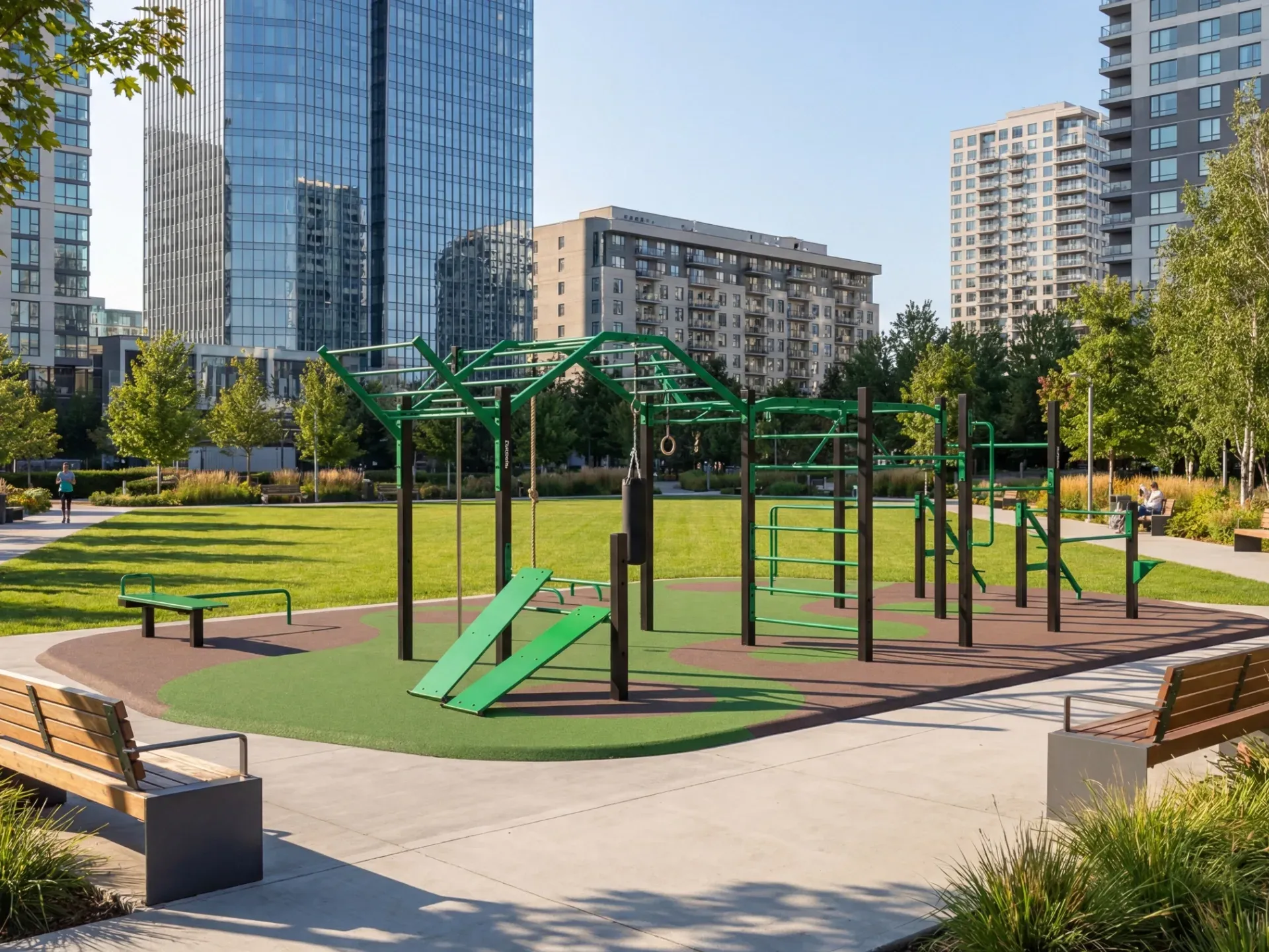 Chimpy workout hřiště - Dejte městu energii. Dejte lidem pohyb.